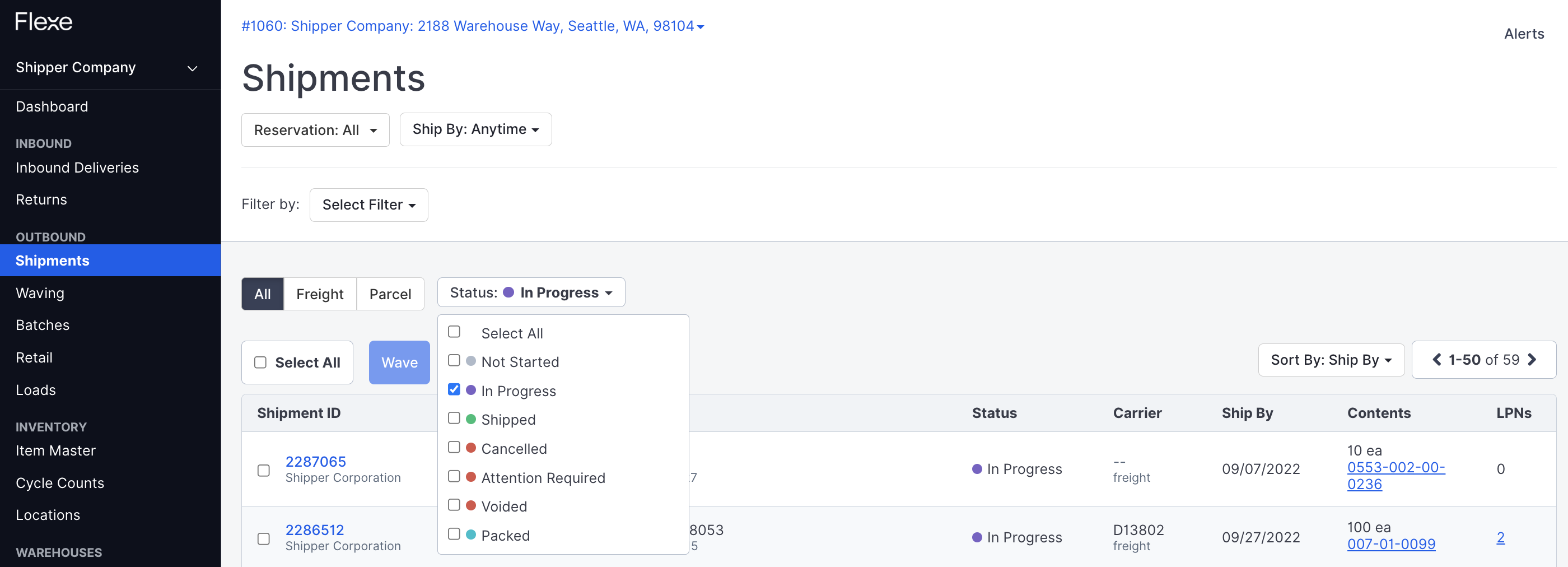 Omnichannel_PickingSelectShipmentsFromTheMenu.png
