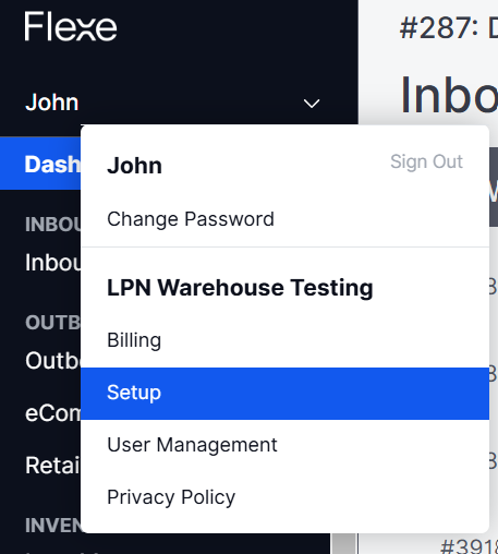Billing for Warehouses - Menu.png